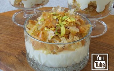 Çıtır Baklava Yufkasıyla Fıstıklı Magnolia