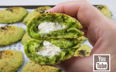 Yumuşacık Ispanaklı Labneli Poğaça Tarifi – Pastane Lezzetinde